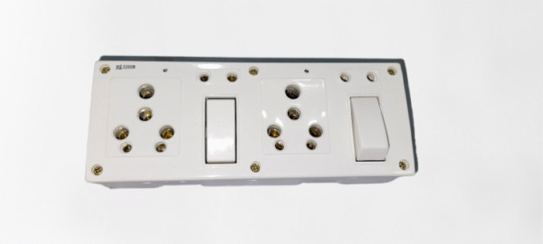 16 AMP double ssc with box power board  With indicator  With 2 pin socket - Image 2