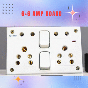 6 Amp switch socket with copper contacts and durable ABS body ISI certified 6A wall switch socket for home and office use Compact design 6A electrical switch socket for appliances
