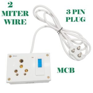 electrical extension board or multi-socket extension cord with a built-in switch and indicator light.