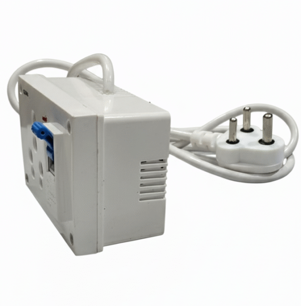 Electrical power plug extension board or multi-socket extension cord with a built-in MCB switch and indicator light. - Image 5